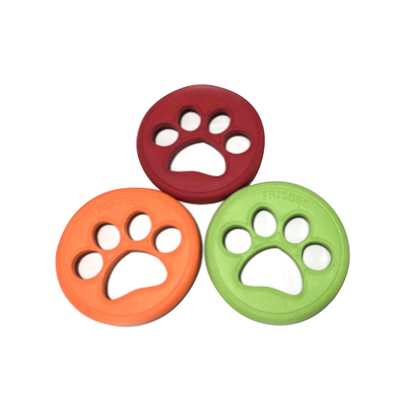 Paw print Frisbee EVA Pet Dog Toys