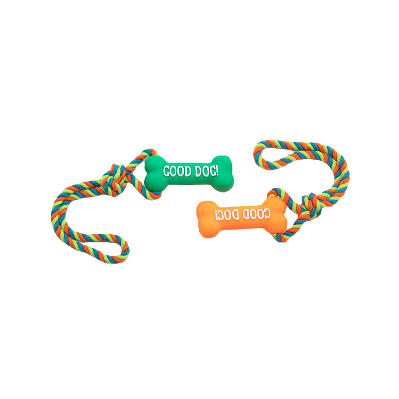 Roping Interactive Latex Pet Dog Toys