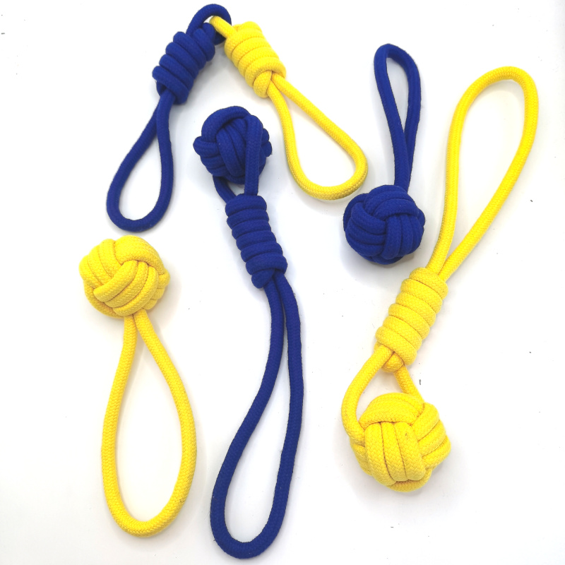 Tug Of War Cotton Rope Knotted Dog Toy