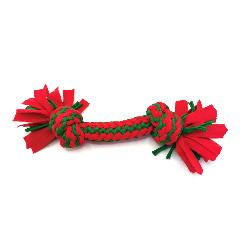 Christmas Colors Rope Dog Toy 