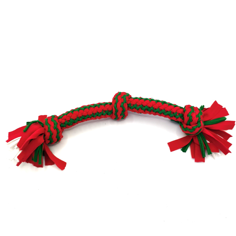 Christmas Colors Rope Dog Toy 