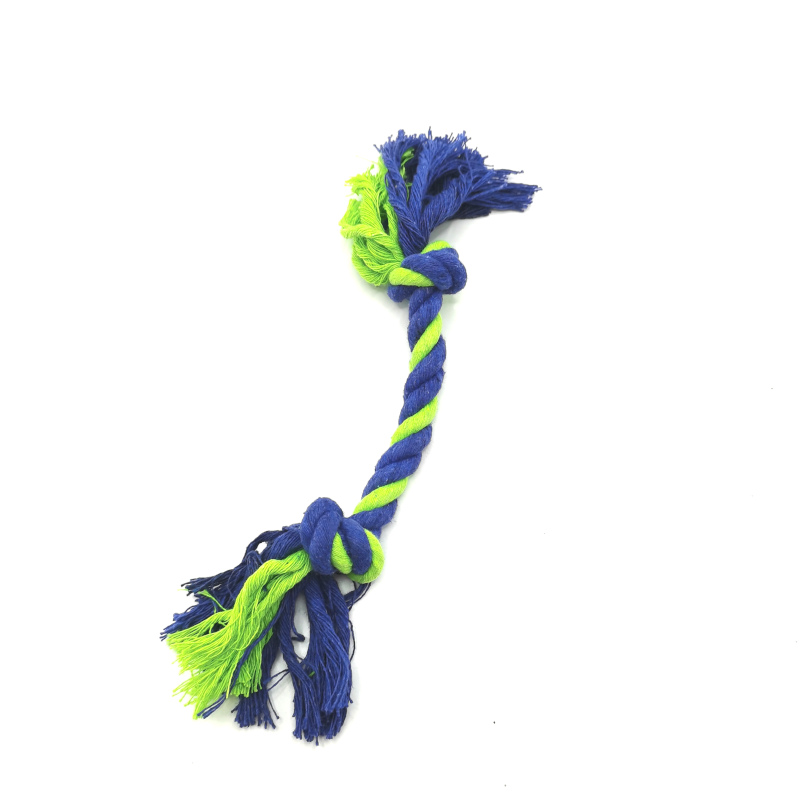 Double Cotton Rope Knotted Dog Toy 