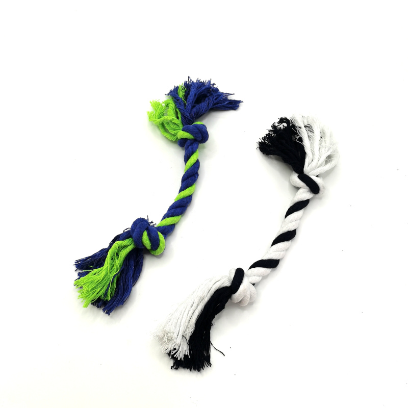 Double Cotton Rope Knotted Dog Toy 